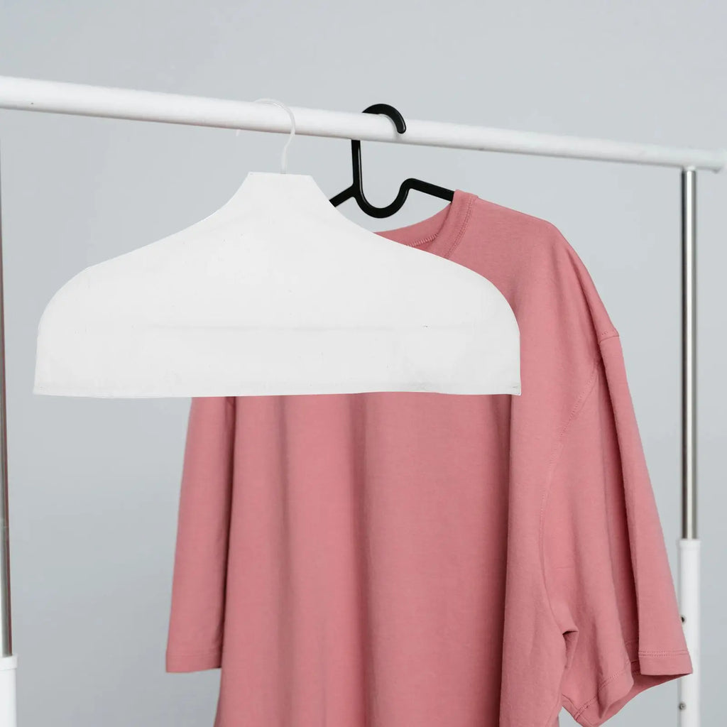 Cloth Hanger Cover Clothing Protectors Anti-slip Store Sleeve Dust Covers Wardrobe Accessories Breathable Cotton Linen No Marks