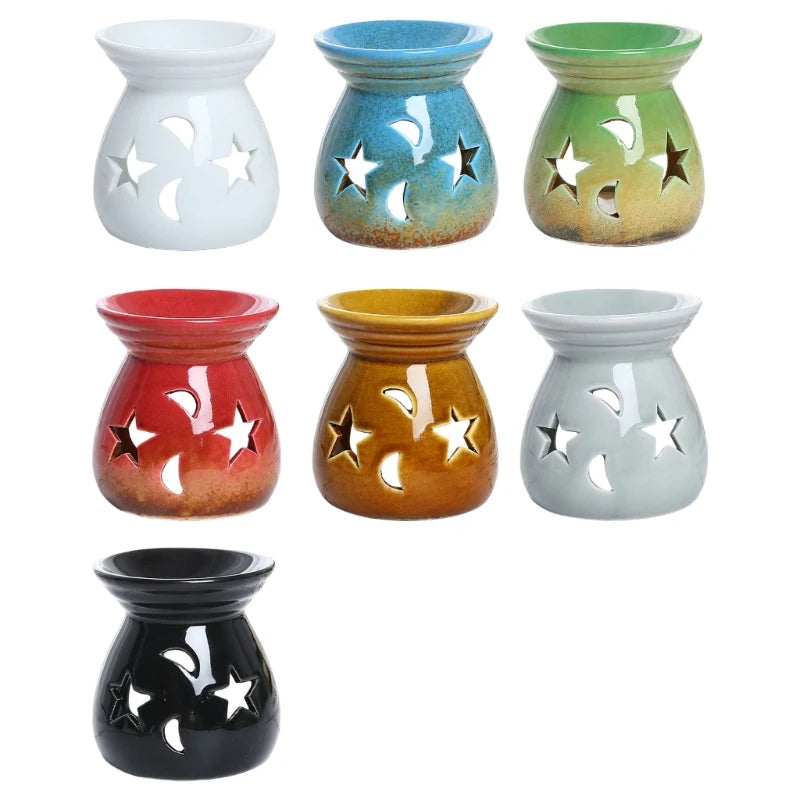 Decorative Ceramic Holder Classical Essential Oil Burners for Relaxation