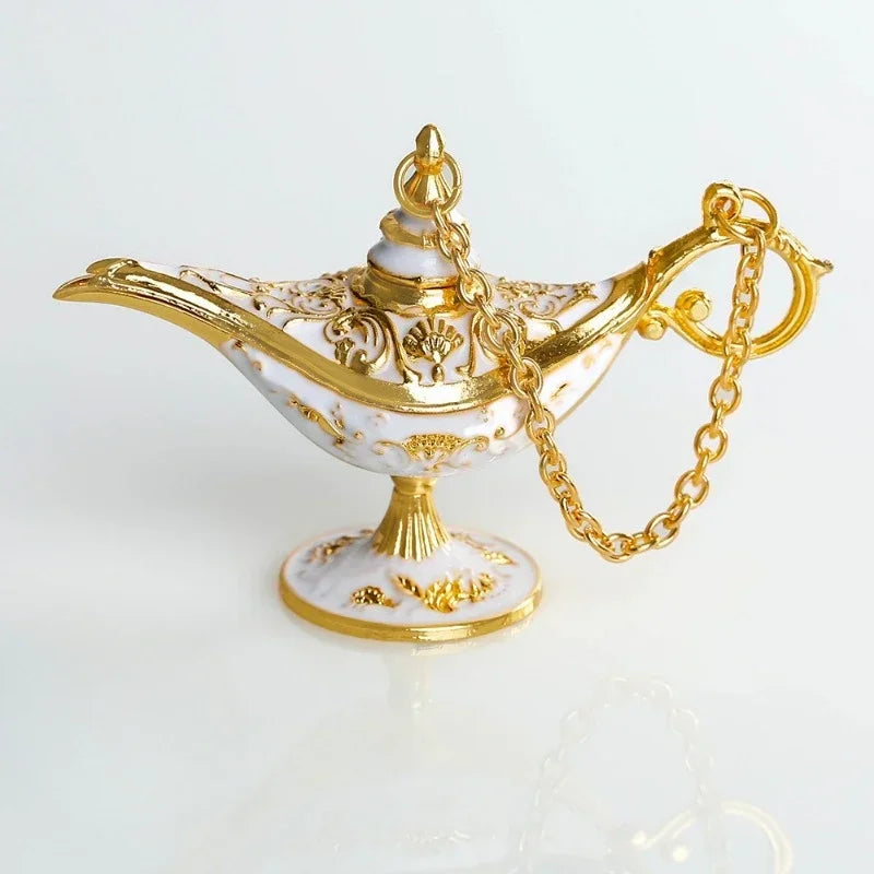 Aladdin Lamp Decoration European Vintage Home Decoration Russian Wishing Lamp Metal Decoration Crafts