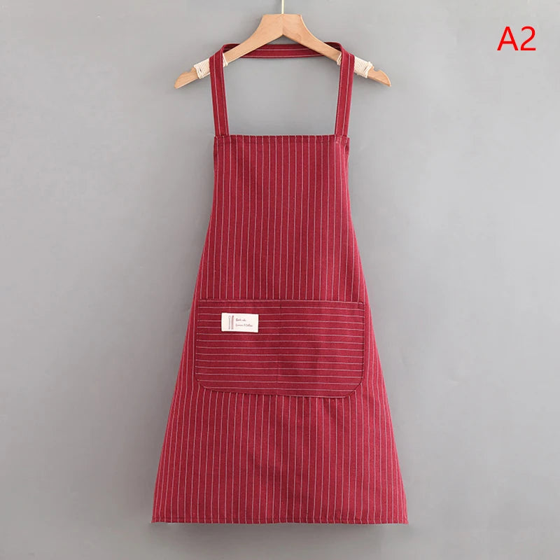 Fashion Resistant Dirt Apron Resistant Household Kitchen Cooking Fashion Apron Adult Work Clothes Kitchen Access Baking clothes