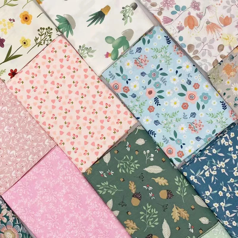 Liberty Quilting Fabric Twill Cloth for Patchwork Needlework Accessories by Half Meter