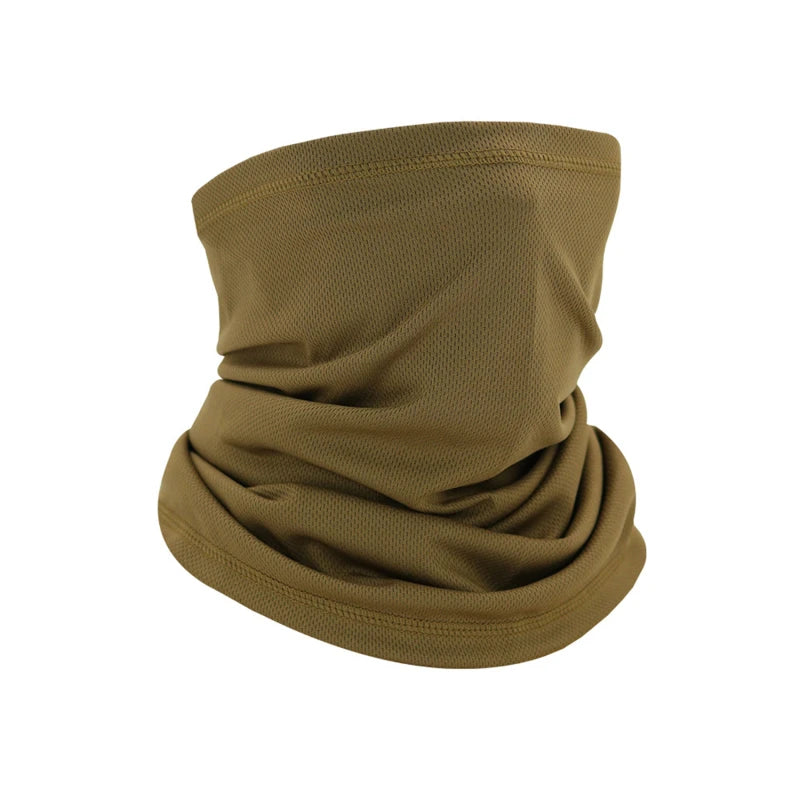 Men Windproof Neck Gaiter Elastic Tube Scarf Ear Cover Male Head Scarves Half Face Sun Ring Headscarf Headband Bandana