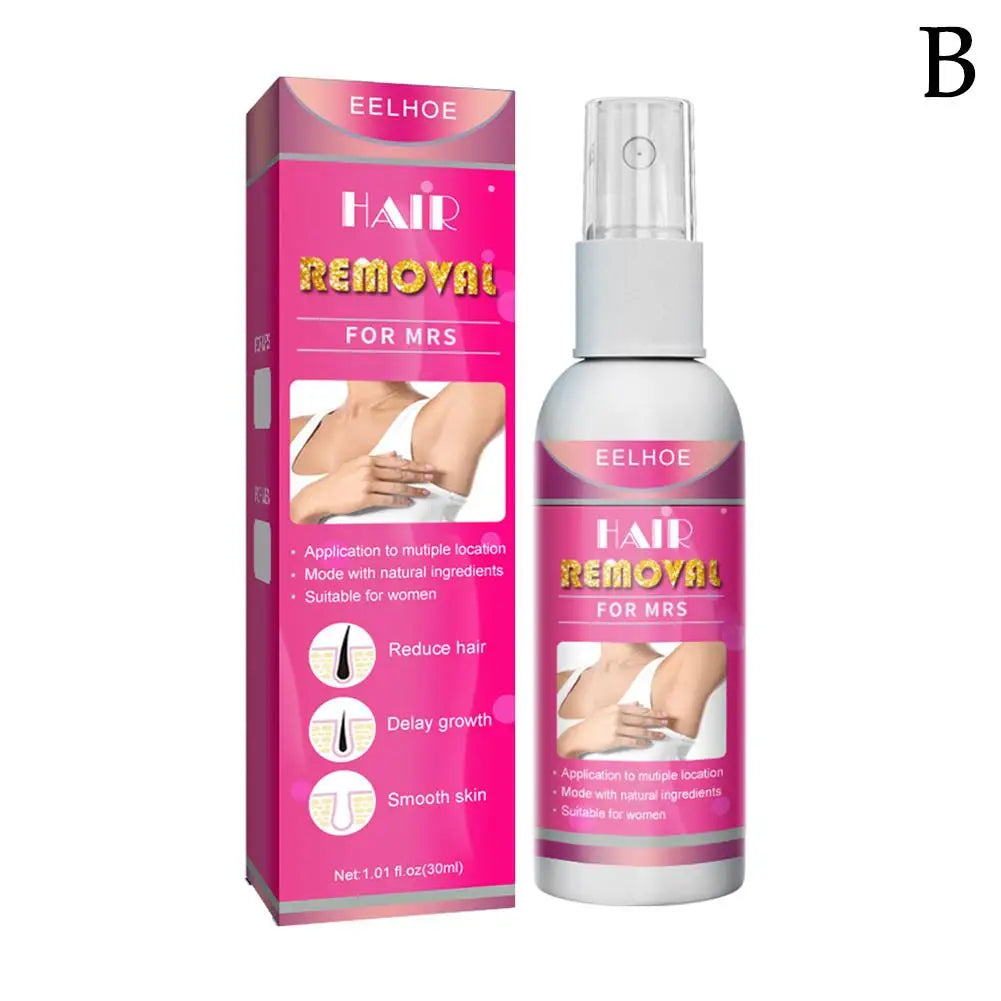 30ml Powerful Hair Removal Spray Super Natural Painless Permanent Hair Remover for Women Men Whole Body Depilatory Cream