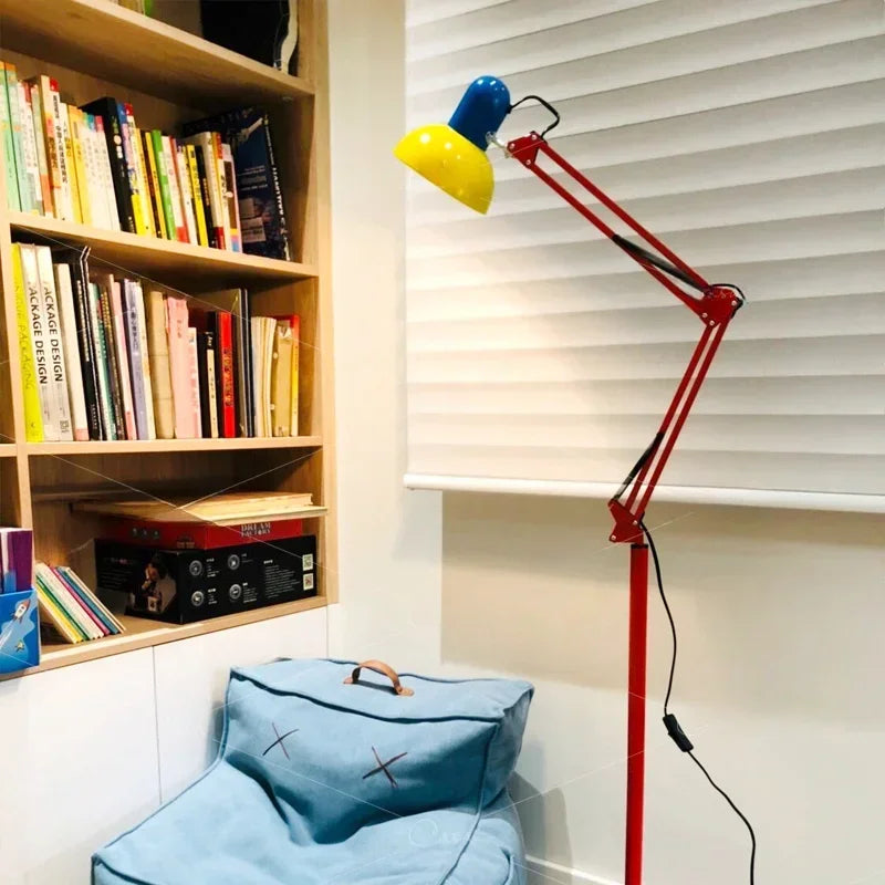 Minimalist Lovely LED Floor Lamps Minimalist Colorful Standing Lights for Kids Room Study Room Decor Lighting Fixture