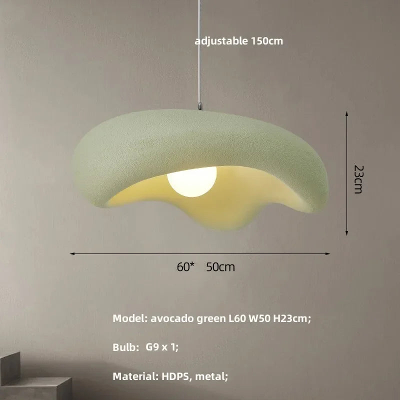 Nordic Wabi-sabi Pendant Lights Designer Minimalist Hanglamp Woonkamer Restaurant Bedroom Chandelier Fixtures Indoor Decoration
