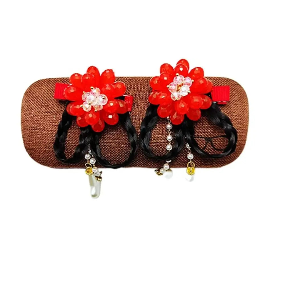 Duckbill Clip Bowknot  Hair Clip Wig Braid Head Wear Ancient Style  Hairpin Children Hair Clip Women Hair Accessories