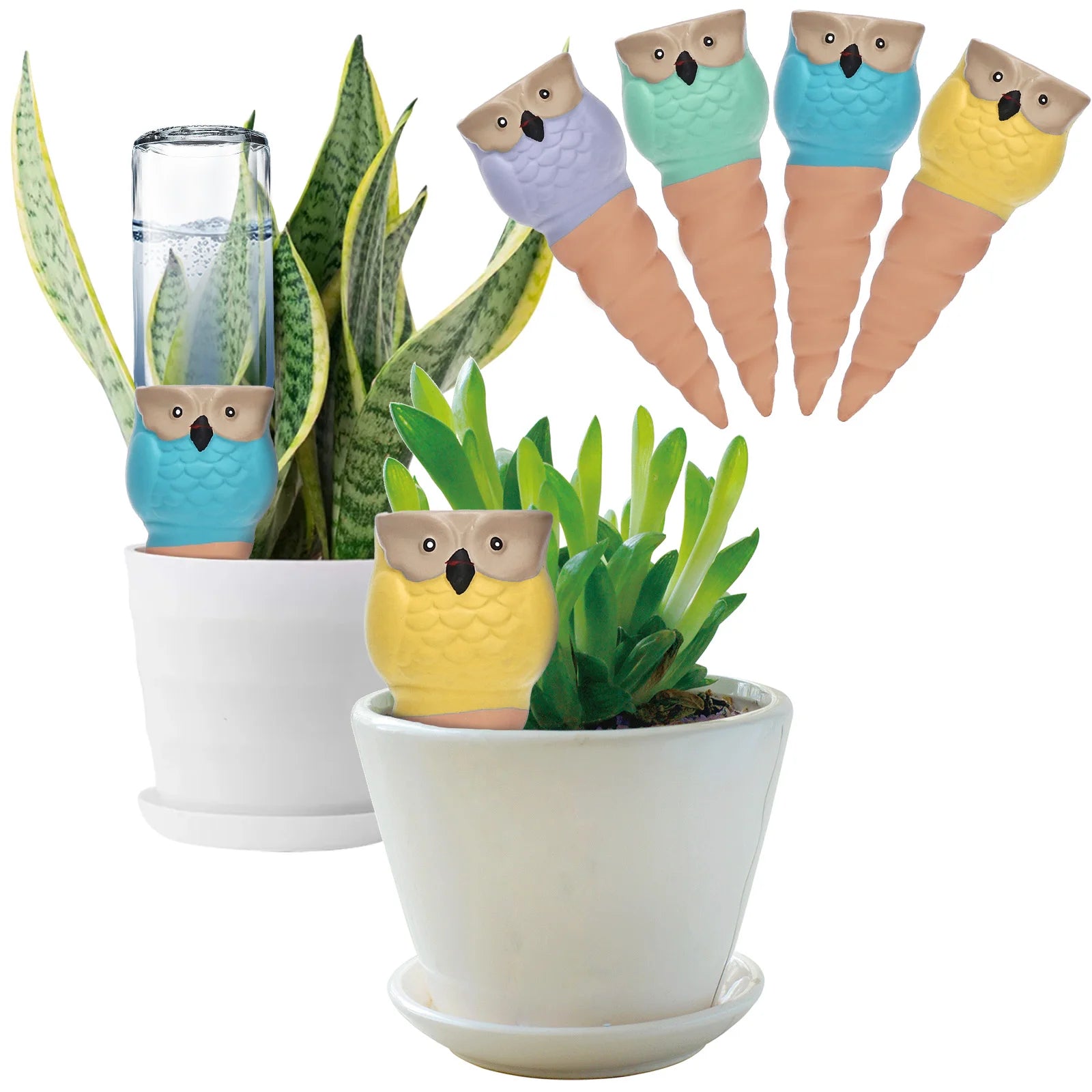 Terracotta Watering Spikes Self Watering System Drip Irrigation Auto Water Irrigation Clay Automatic Waterer Gadgets For garden