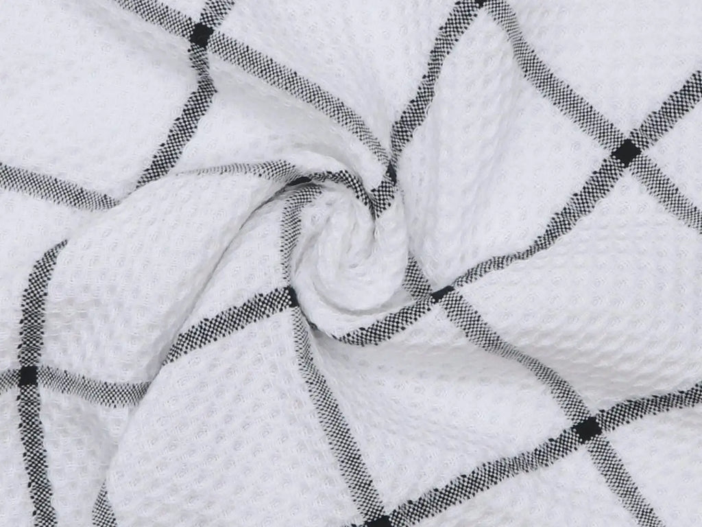 Plaid Cotton Kitchen Dish Cloths, Kitchen Rags, Hand Towel, Super Soft and Absorbent Washcloths,12x12in, 6 Packs