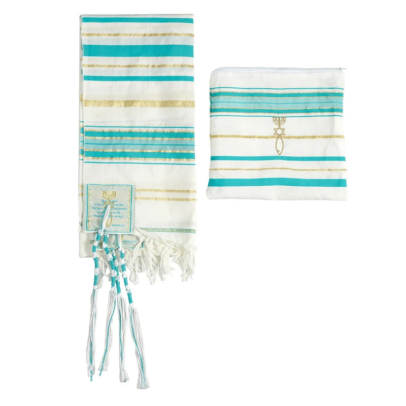 New Jewish Tallit Prayer Shawl Women Ladies Men assel Prayer Scarf Arabic Scarves Prayer Shawl Talis 52x180cm
