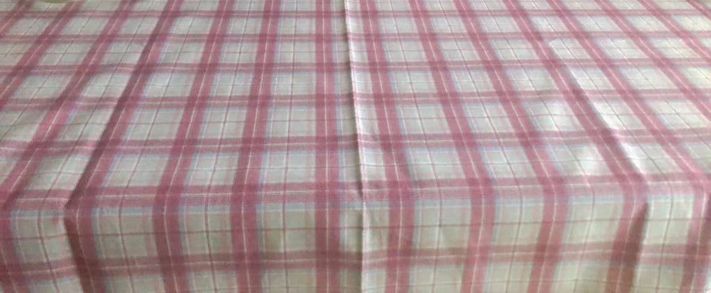 INS Plaid Table Cloth Japanese Fresh Checkered Tablecloth Bedroom Dormitory Dressing Table Mat Rectangular Desk Decor