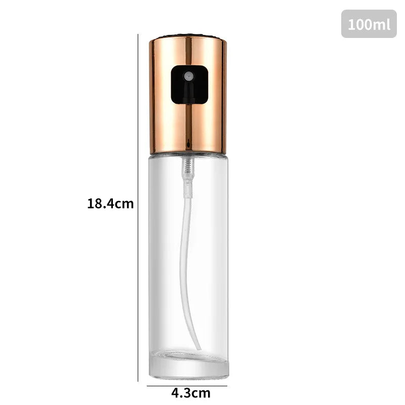 1pc 100ml Olive Oil Sprayer, Spray Bottle,Kitchen Cooking Oil Spray, Glass Oil Can,Home Kitchen & Outdoor Camping Accessomes