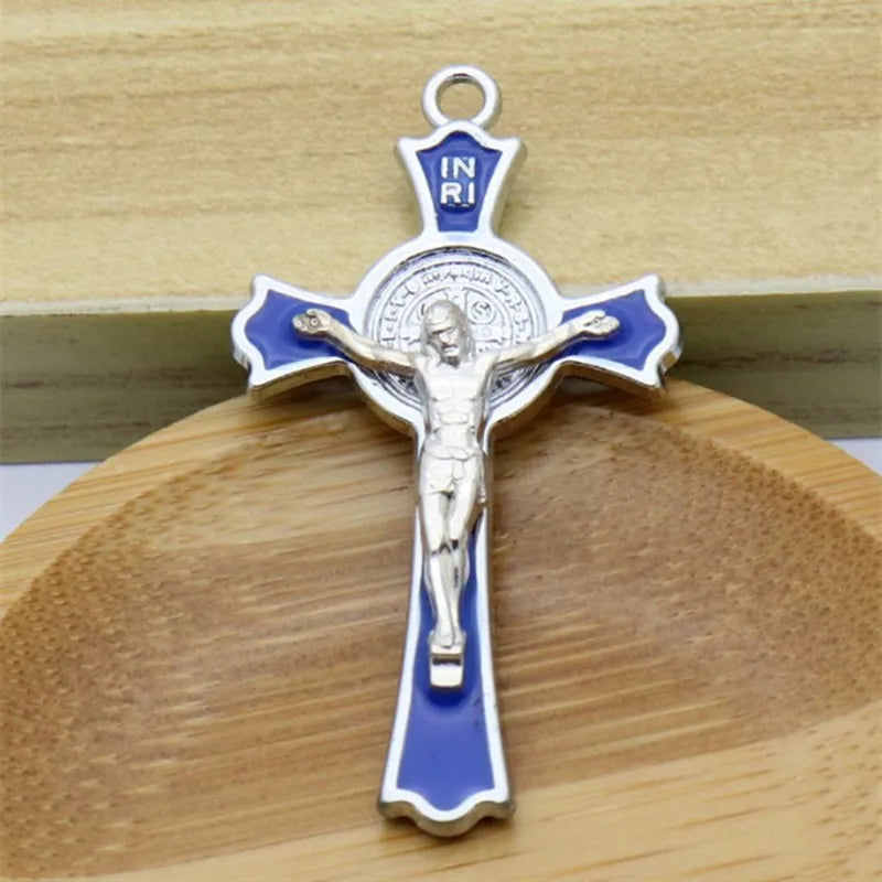 10pcs Holy Cross Jesus Crucifix Cross Church Decoration Christian Decor Church Supplies Hanging Crucifix for Home Decor