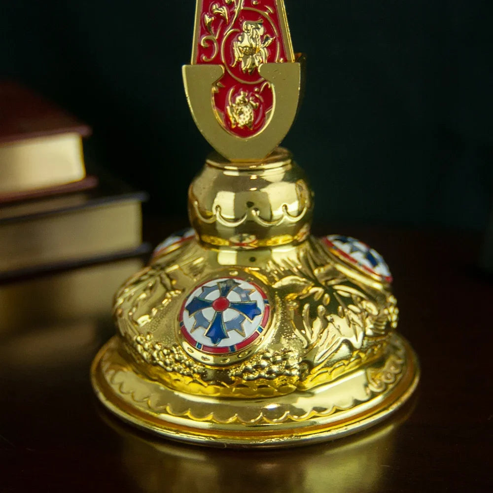 Orthodox Church Jesus Cross Family Decoration for Religious Ceremony and Prayer Ceremony Cross Holding Family Cross
