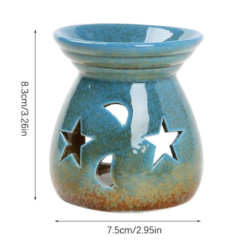 Decorative Ceramic Holder Classical Essential Oil Burners for Relaxation