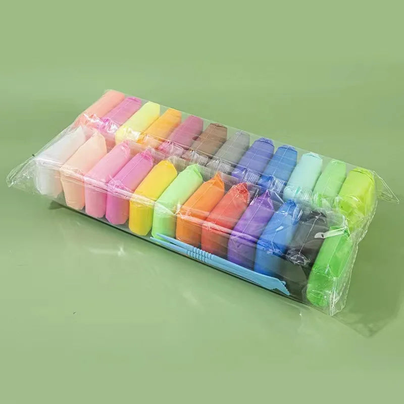 36  Color Clay Air-dried Clay Set, Ultra Light Plastic Clay with Carving Tools, DIY Crafts Gifts for Friends DIY for Children
