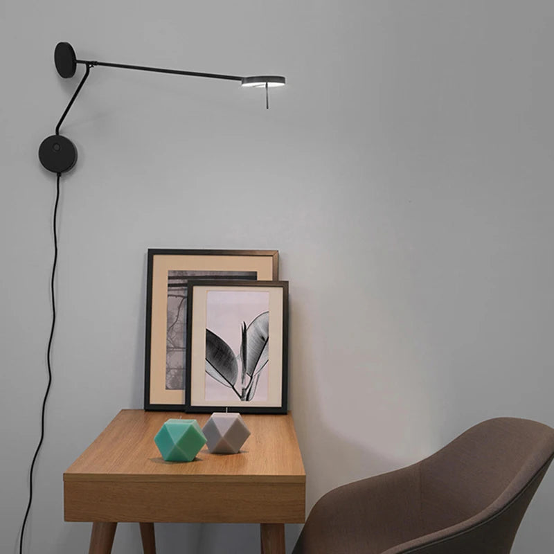 Long Arm LED Wall Lamp Home Bedside Atmosphere Decoration Sconce Minimalist Office Wall Lights