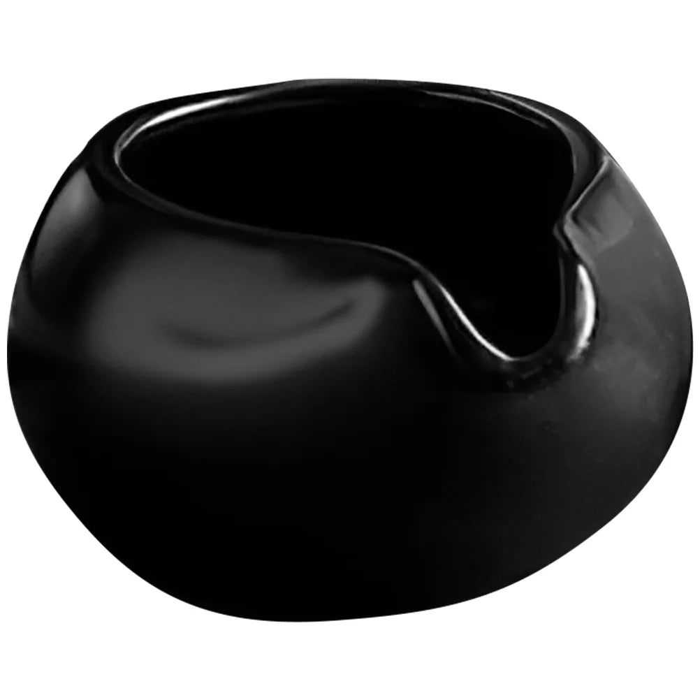 Mini Ceramic Milk Pitcher Round Spout Sauce Dispenser Gravy Boat Coffee Syrup Jug Kitchen Dining Bar Supplies Nordic Style