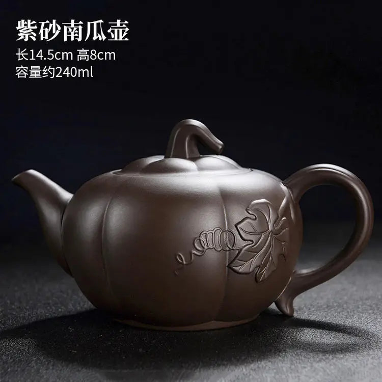 Handmade Yixing Clay Teapot, Raw Ore, Old Mud, Kung Fu Tea Set, Household Tea Maker, Tea Serving, Baifu Shipiao Black, 200ml