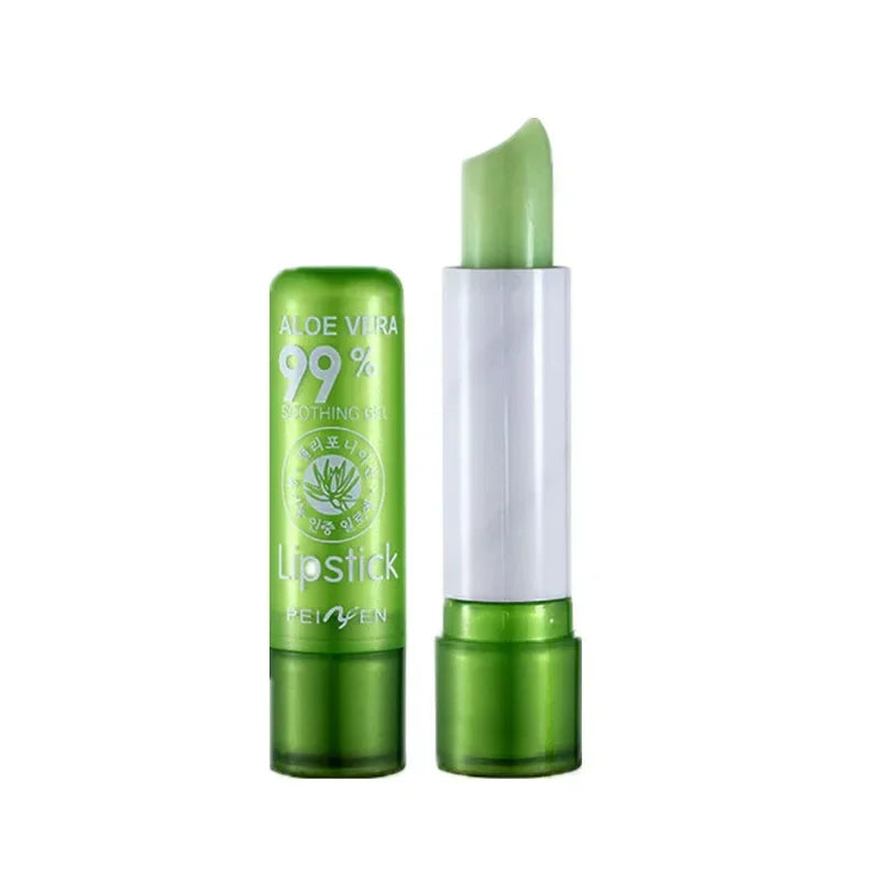 New Batom 99% ALOE VERA Natural Temperature Change Color Jelly Lipstick Long Lasting Moistourizing Nutritious Lip tBalm Makeup