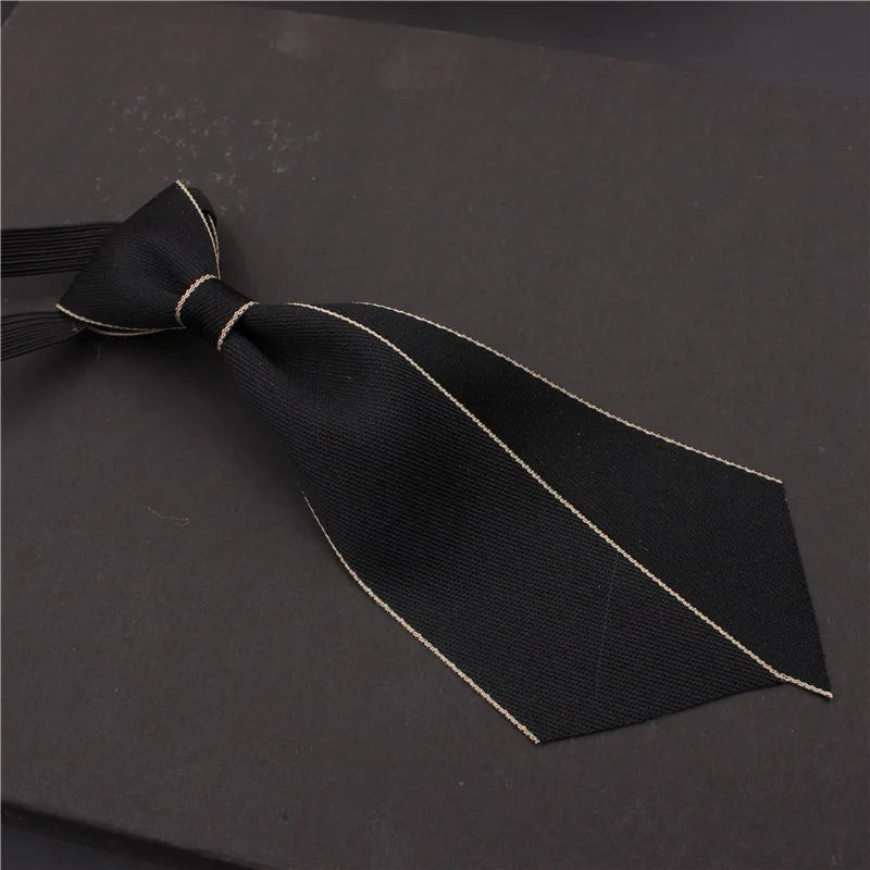Simple Slim Neck Tie Bowtie Men's Women's Business Dress College Style Shirt Bow Collar Flower for Womens Children Accessories