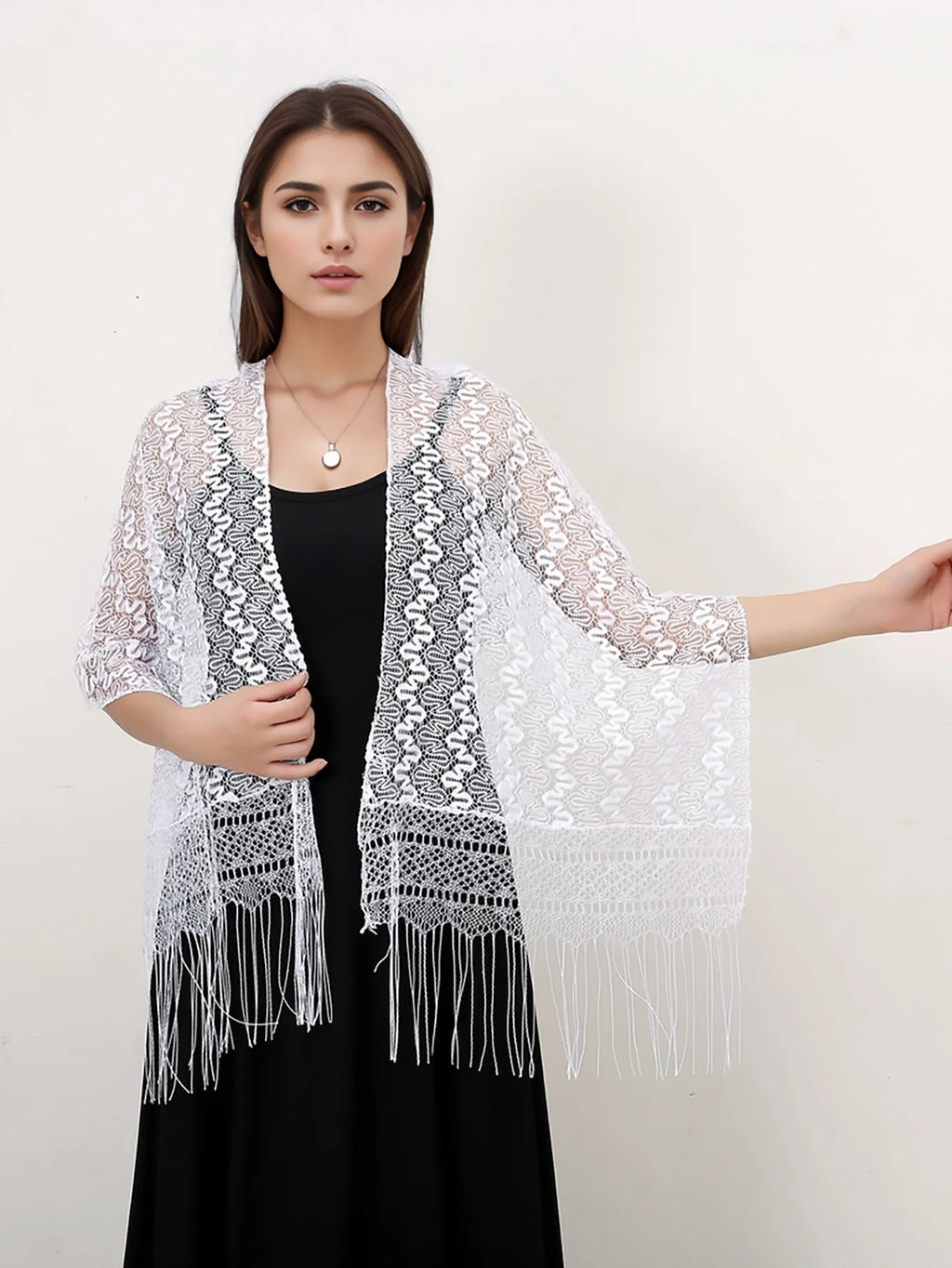 Women's Evening Dresses Shawls Bridal Bridesmaid Wedding Shrugs Wraps Sheer Hollow Party Shawl Cape Shinny Sequins Embroidered