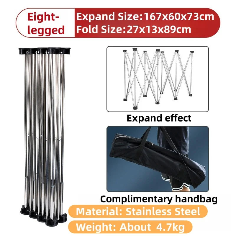 ALLSOME Strut Work Table Stainless Steel Portable Work Sawhorse Support Quick Telescopic Workbench Woodworking Tool