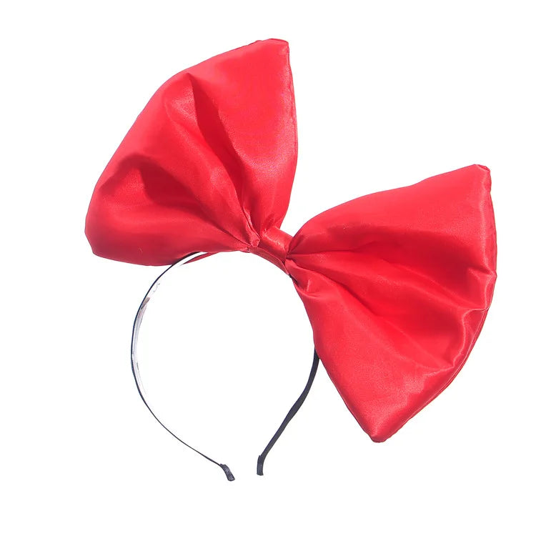 Women Girls  Bridal Big Hair Bow Knot Headband band  Hoop for Birthday Wedding  Cosplay Costume Party  Christmas