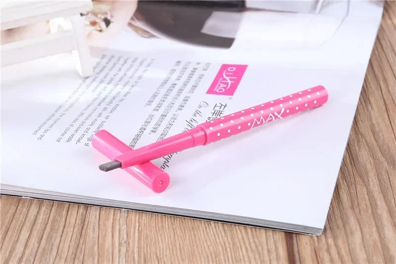 New 1pcs Longlasting Eyebrow Pencil Natural Waterproof Rotating Automatic Eye Brow Pencil Cosmetic Eyebrow Shaping Liner Pen Hot