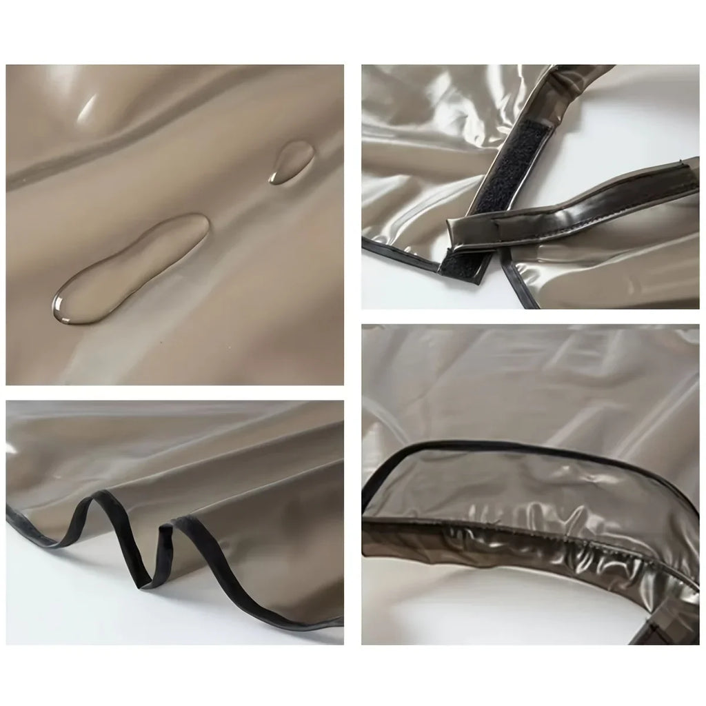 Men's and women's waterproof hair salon shawl, suitable for hairdressing, shampooing, dyeing hair, professional styling apron