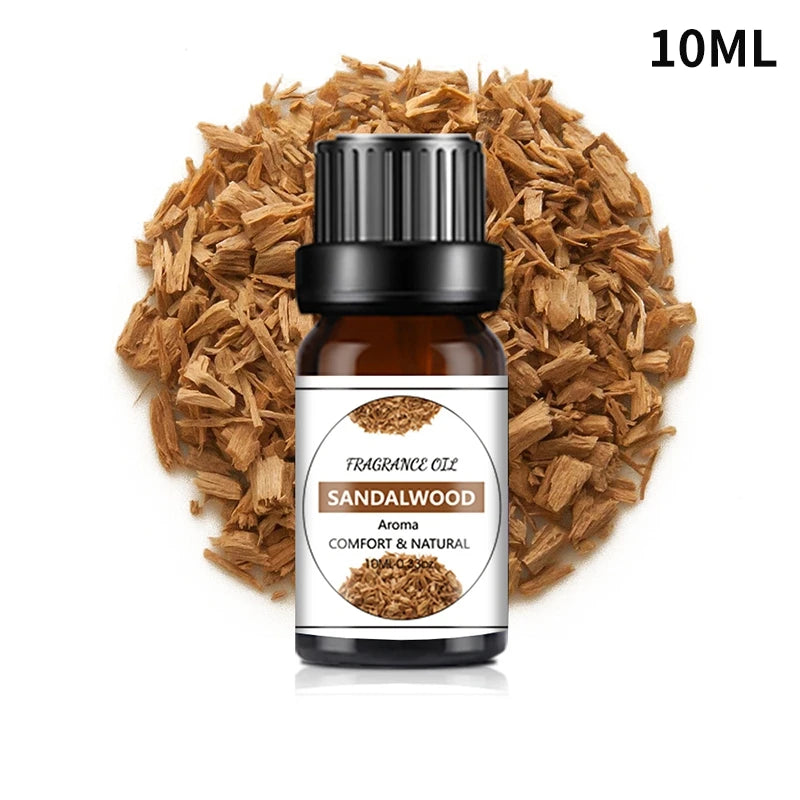 Multiple Aroma Aromatherapy Essential Oils Candles Making Diffuser Pure Nature Oil Water Soluble Humidifier Natural Flower Aroma
