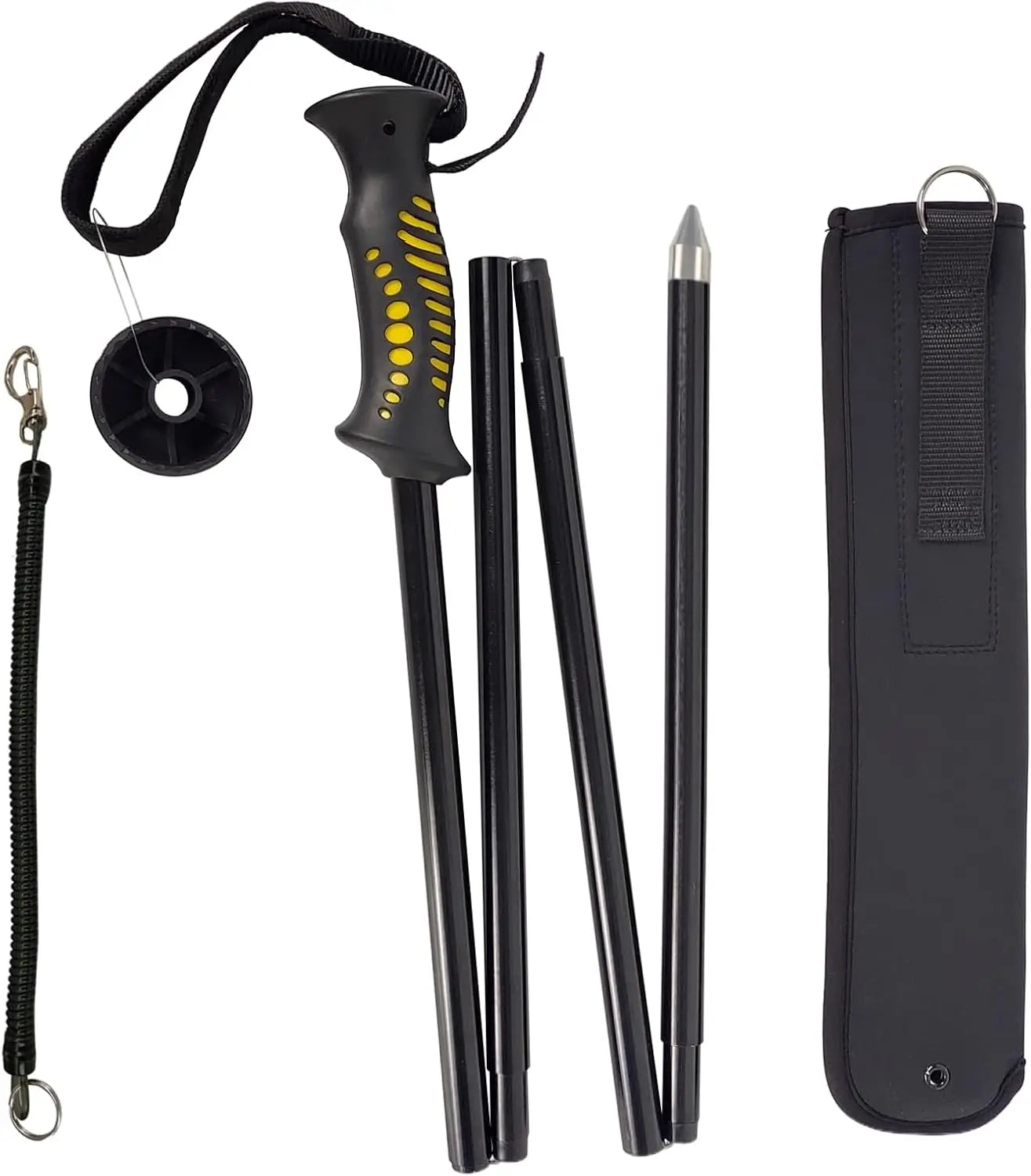 Aventik Fold-able Wading Staff Water Depth Safety Aluminum Body Corrosion Resistance