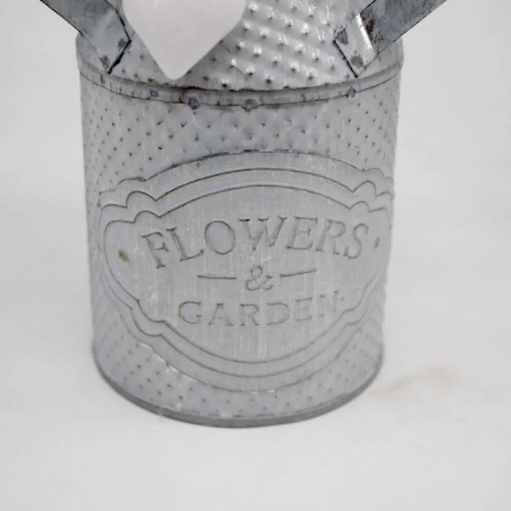 Vintage Shabby Metal Flower Vase Tin Pitcher Jug Plants Wedding Bucket Home Garden Decoration Dining Bar Decoration Iron Crafts