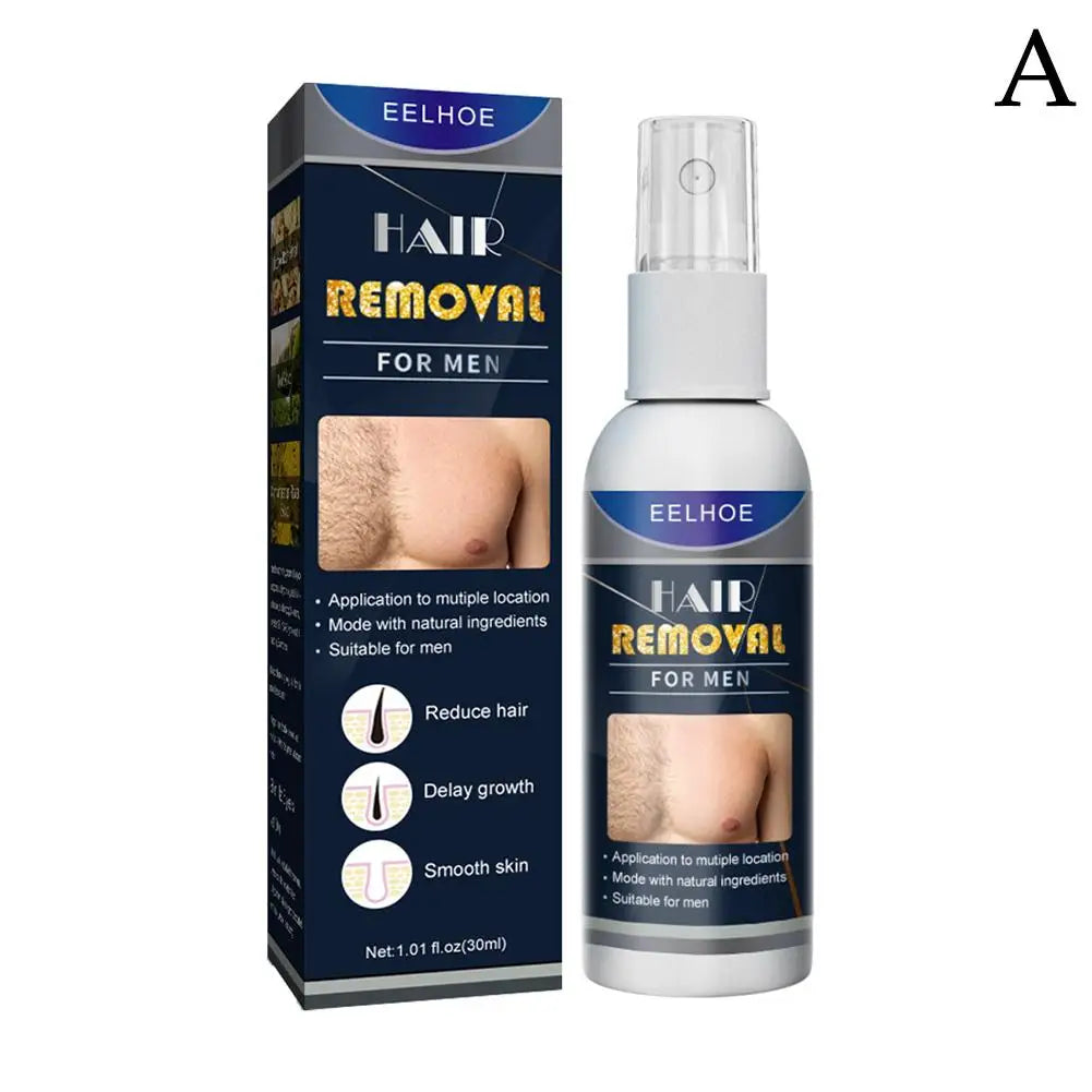 30ml Powerful Hair Removal Spray Super Natural Painless Permanent Hair Remover for Women Men Whole Body Depilatory Cream