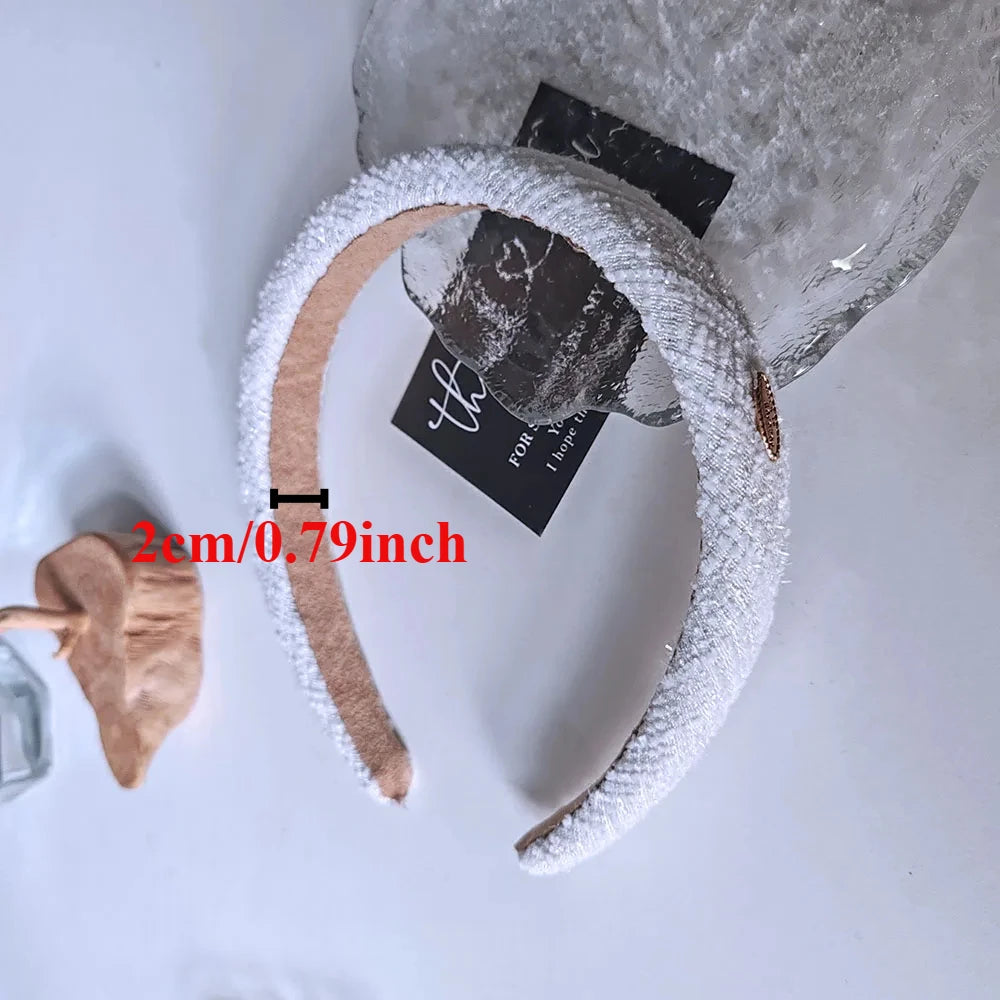 1.5 or 2cm Wide New  Elegant Bezel Retro Women Headband Girls Hair Bands Hairband Hoop for Wedding Party Holiday Hair Accessori