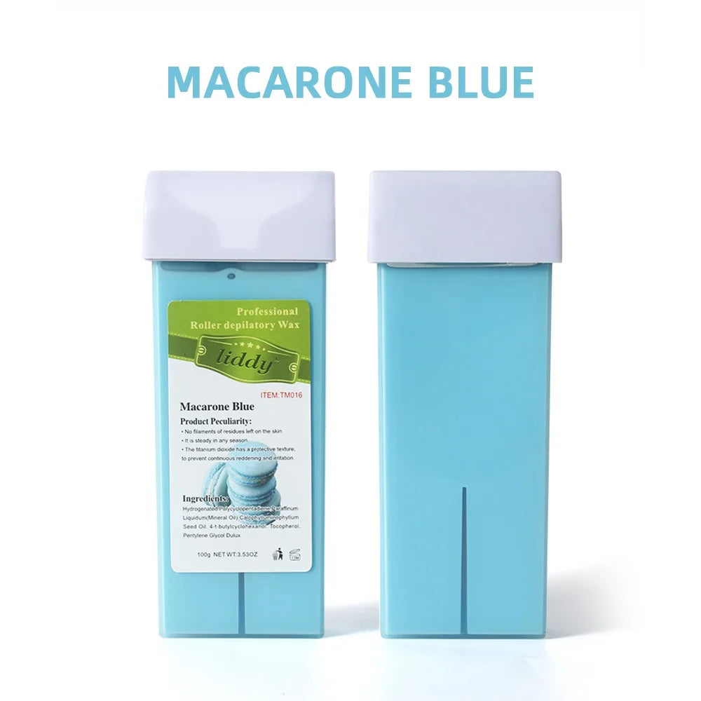 100g Hair Removal Wax Cartridge Honey Hot Depilatory Transparent Wax Cream Natural Body Hair Remover Heating Roller Wax