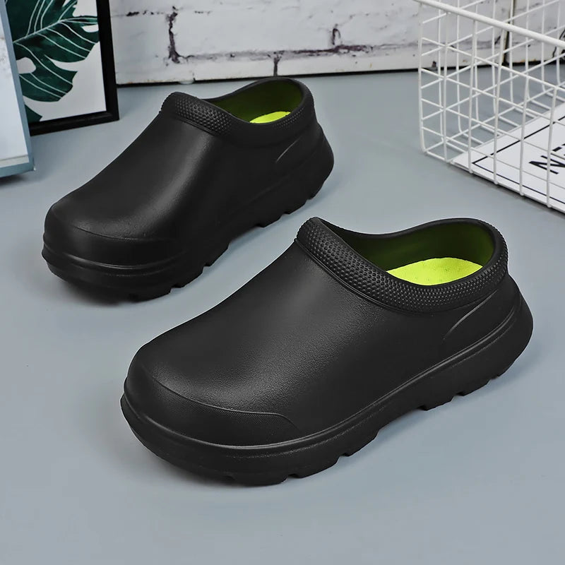 2025 Men Chef Shoes Women Non-slip Waterproof Oil-proof Kitchen Shoes Nurse shoes Work Shoes For Master Restaurant Sandal