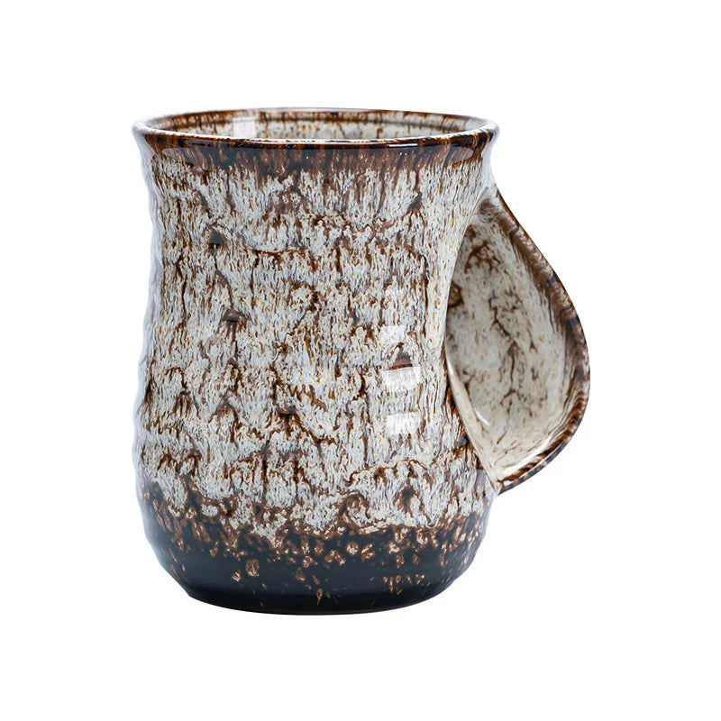 Ceramic  Makeup Cup High Beauty Water Cup   Couple Cup Latte Cup Warm Hand Cup