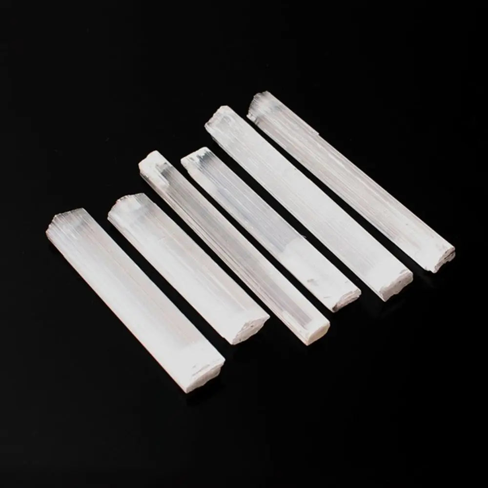 Irregular Shape Raw Gemstone Reiki Energy Jewelry Making White Selenite Wand Healing Stone Crystal Quartz Natural Gypsum Sticks