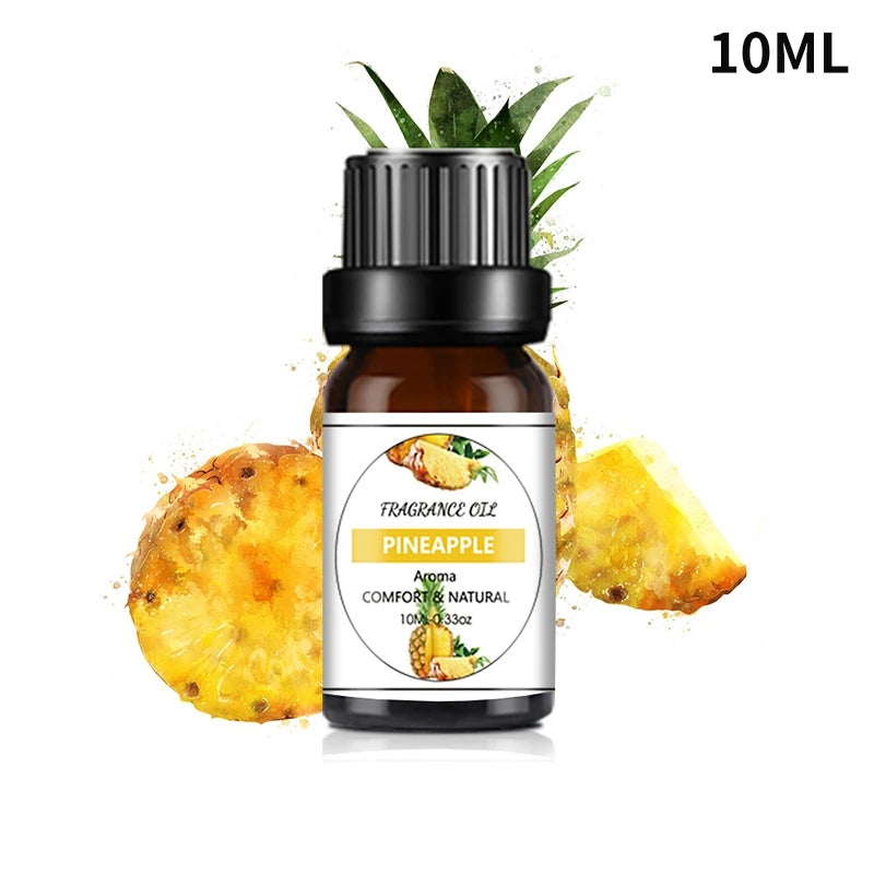Multiple Aroma Aromatherapy Essential Oils Candles Making Diffuser Pure Nature Oil Water Soluble Humidifier Natural Flower Aroma