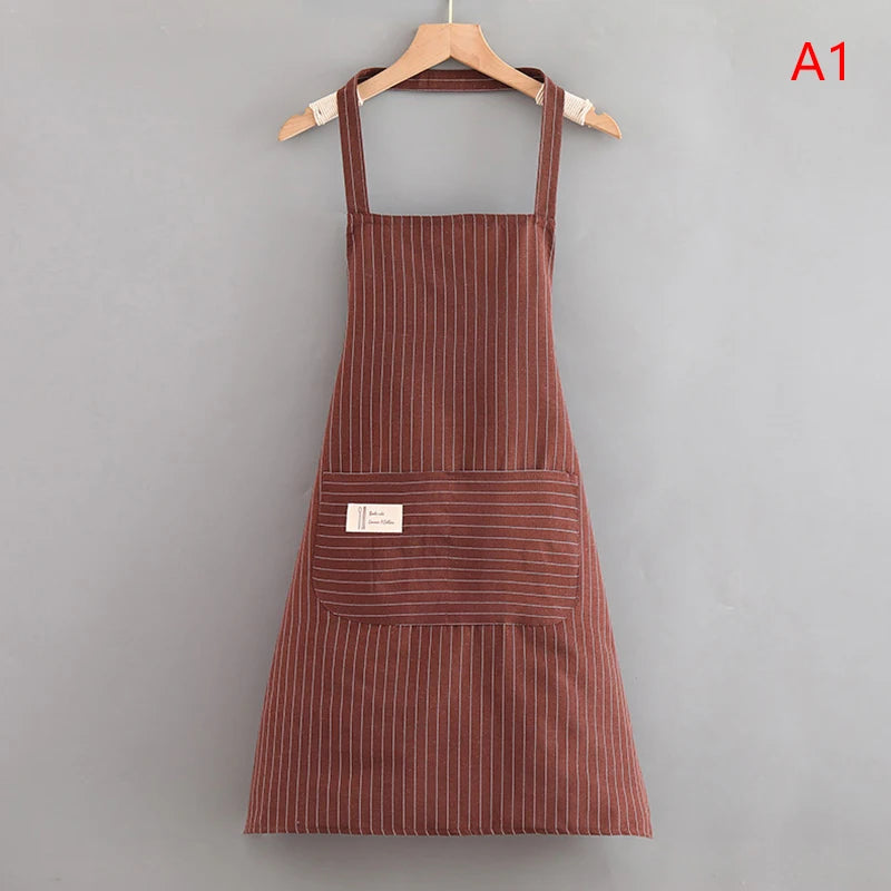 Fashion Resistant Dirt Apron Resistant Household Kitchen Cooking Fashion Apron Adult Work Clothes Kitchen Access Baking clothes