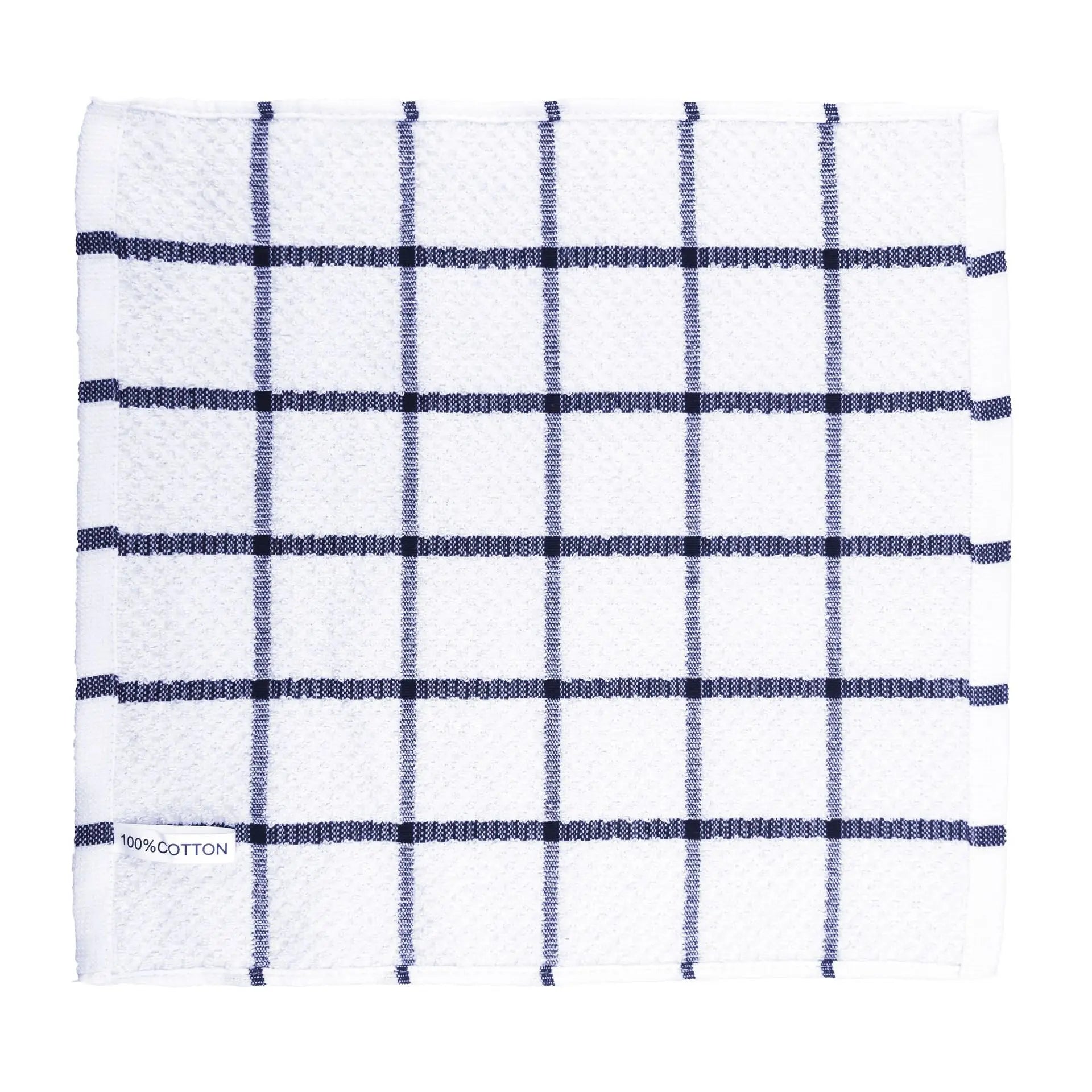 Plaid Cotton Kitchen Dish Cloths, Kitchen Rags, Hand Towel, Super Soft and Absorbent Washcloths,12x12in, 6 Packs