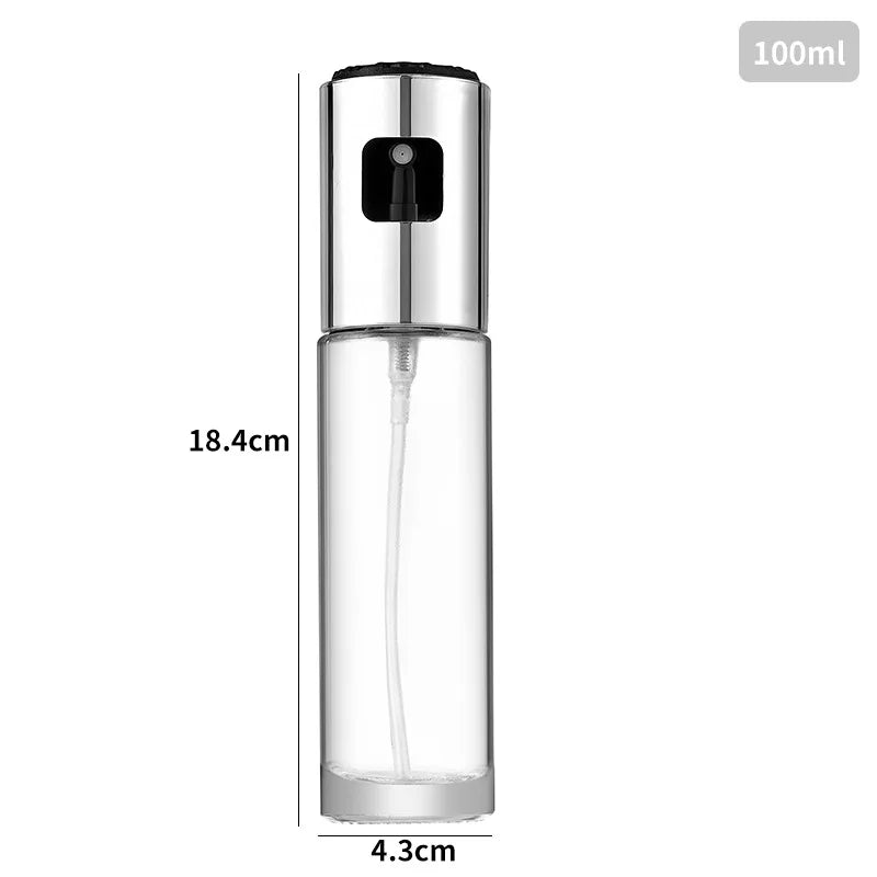 1pc 100ml Olive Oil Sprayer, Spray Bottle,Kitchen Cooking Oil Spray, Glass Oil Can,Home Kitchen & Outdoor Camping Accessomes