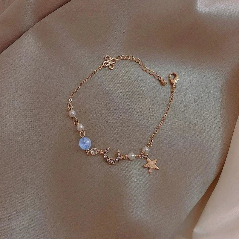 Fashion Silver Color Hollow Double Heart Bangle Women Shining Zircon Charm Bracelet Adjustable Minimalist Style Jewelry Gifts