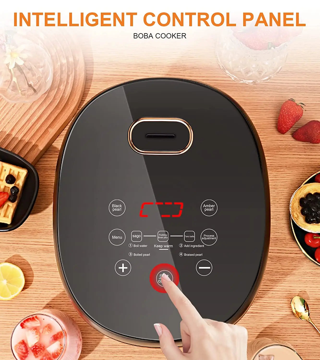 ITOP Boba Pot Electric One Pot Multi-Purpose Automatic Pearl Non-Stick Pot Intelligent Temperature Control Bubble Tapioca Cooker