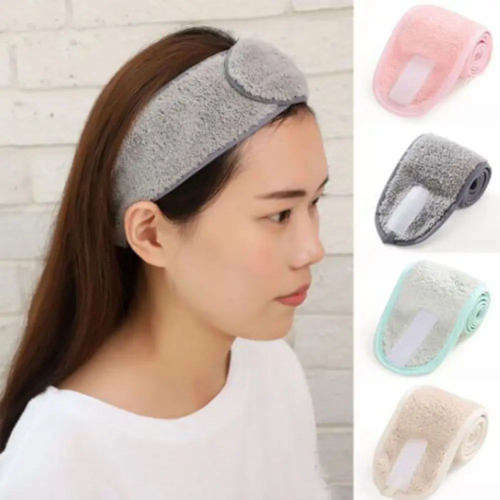 Yoga Headbands Fashion Shower Cosmetic Makeup Adjustable Bath Hairband Tiara Turban Head Band Turban