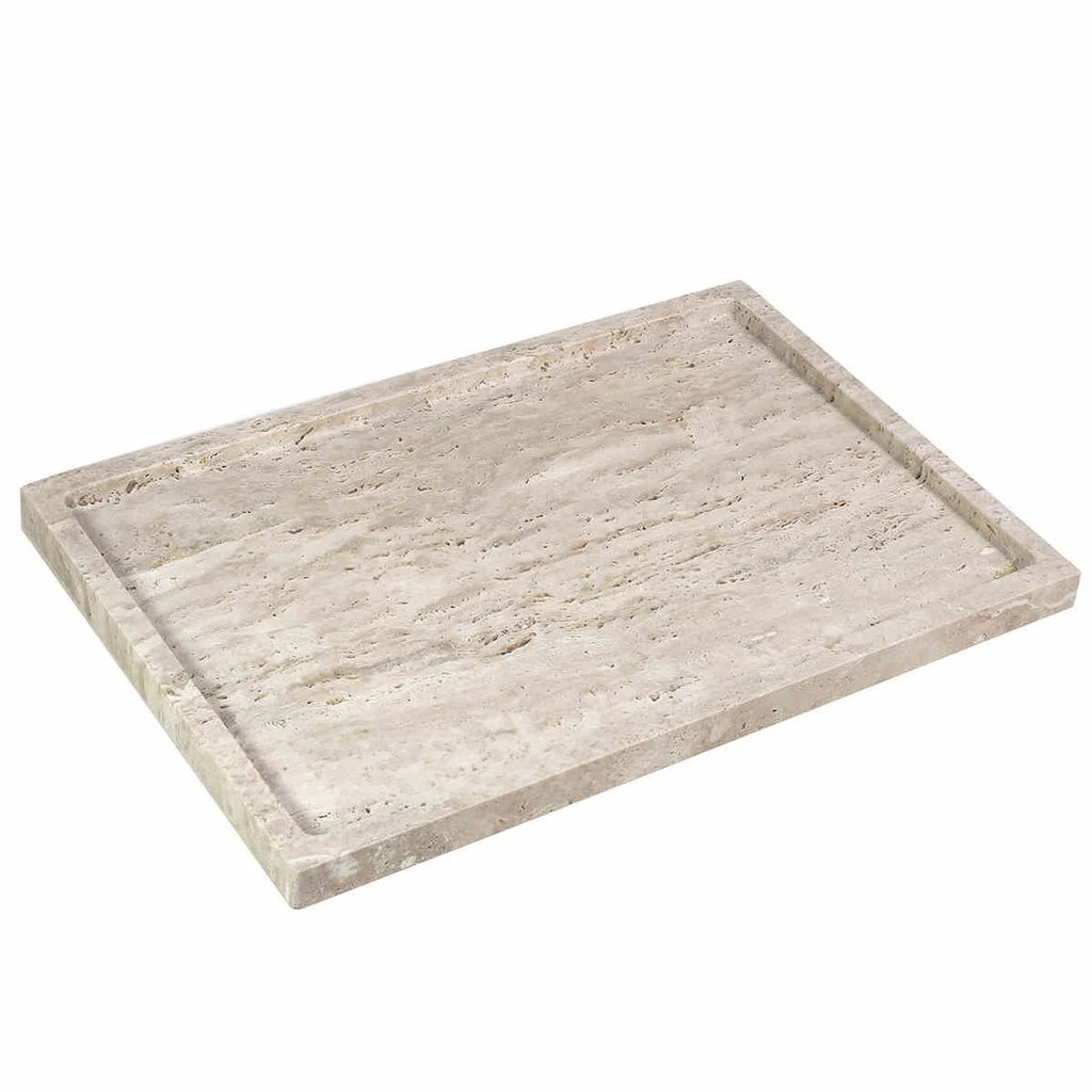 30x20x1.8CM Luxury Calacatta Viola Arabescato Natural Marble Stone Catchall Tray Carving Rectangular Storage Dish Home Decor