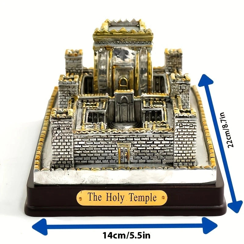 The Holy Second Temple Of Jerusalem Holy Temple Replica Model Biblical Recreation Statue-Table Figurine Judaica Gift Home Decor