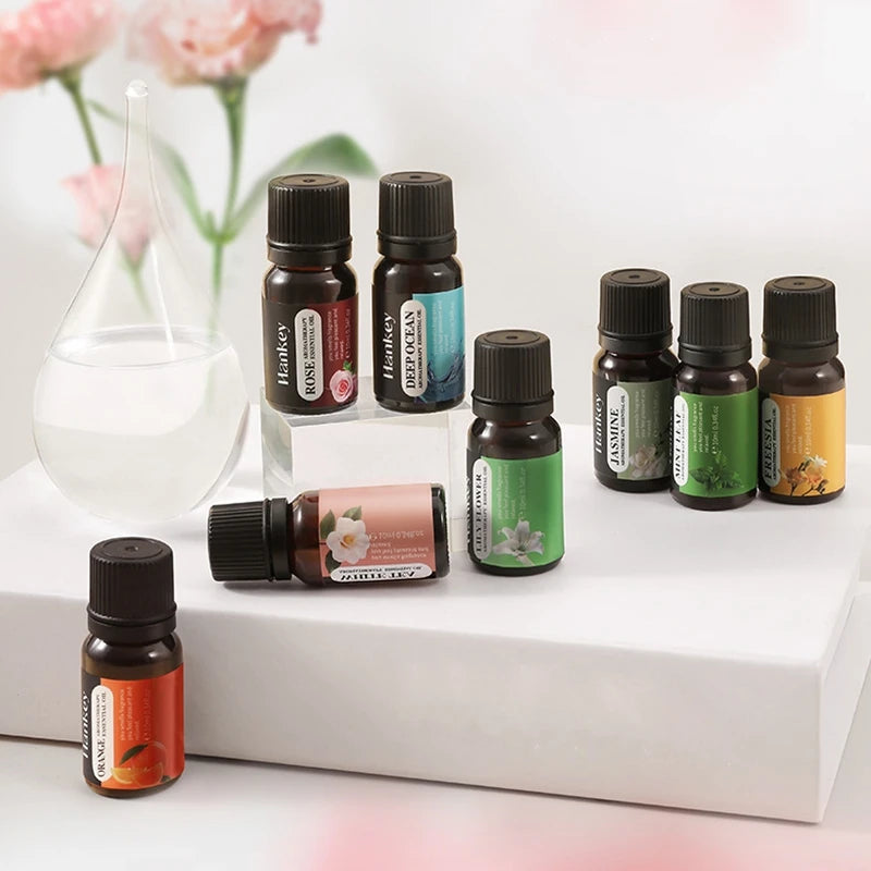 Fragrance Essential Oils Candles Burner Air Fresheners 10ML Natural Plant Aromatherapy Essential Oil for Humidifier Diffuser