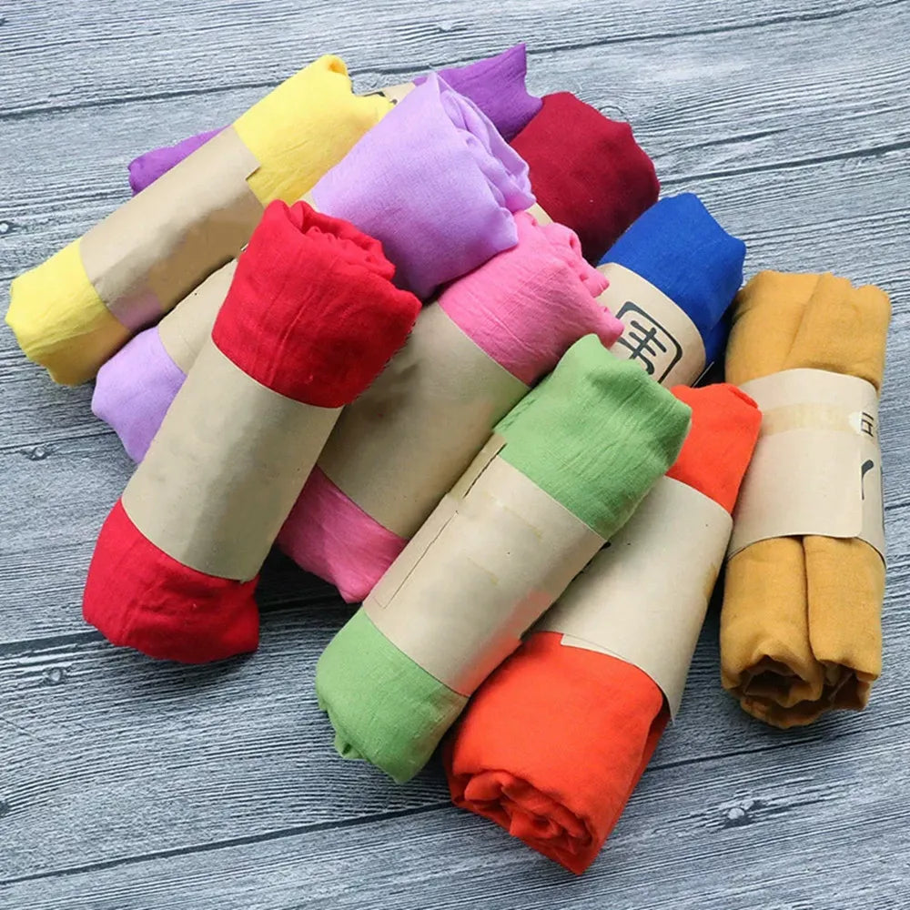 Fashion Soft Cotton Linen Scarf Shawl Women Muslim Hijab Scarf Long Headscarf  Wrap Scarves Elegant Headwear Beach Stoles Scarf