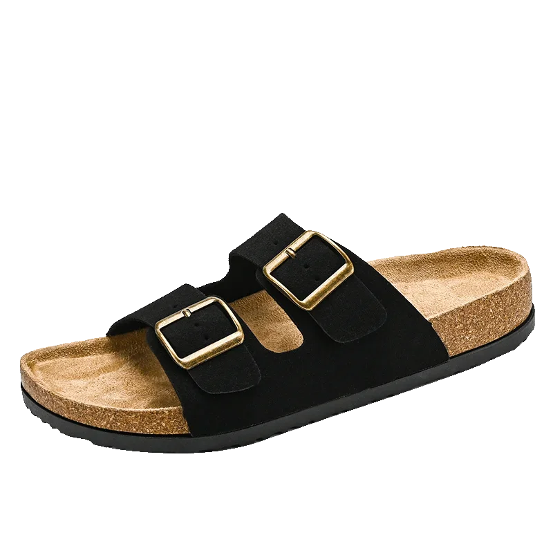 Man's Leather Sandal for Men Beach Sandals Men 2025 Designer Men's Shoes Men's Comfortable Slipper Original Brands Shoes Summer